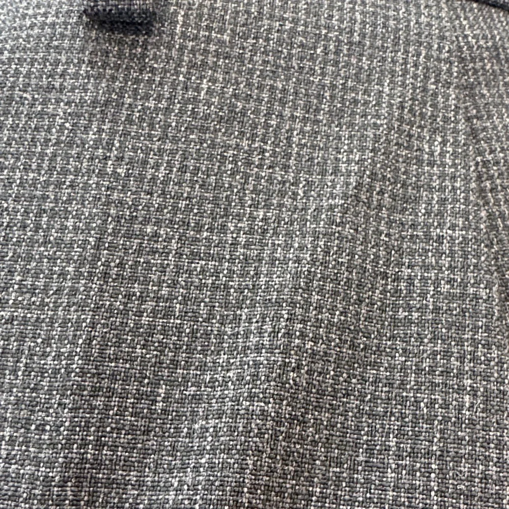 New Perry Ellis Portfolio Slim Fit Flat Front Gray Houndstooth DressySlacks